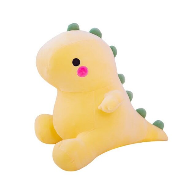 Yellow Weighted Dinosaur Plush